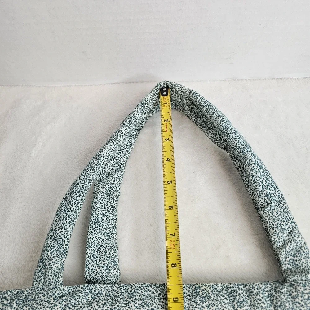 Handmade Quilted Patchwork Tote Bag Cotton Grocery Shopping Reusable